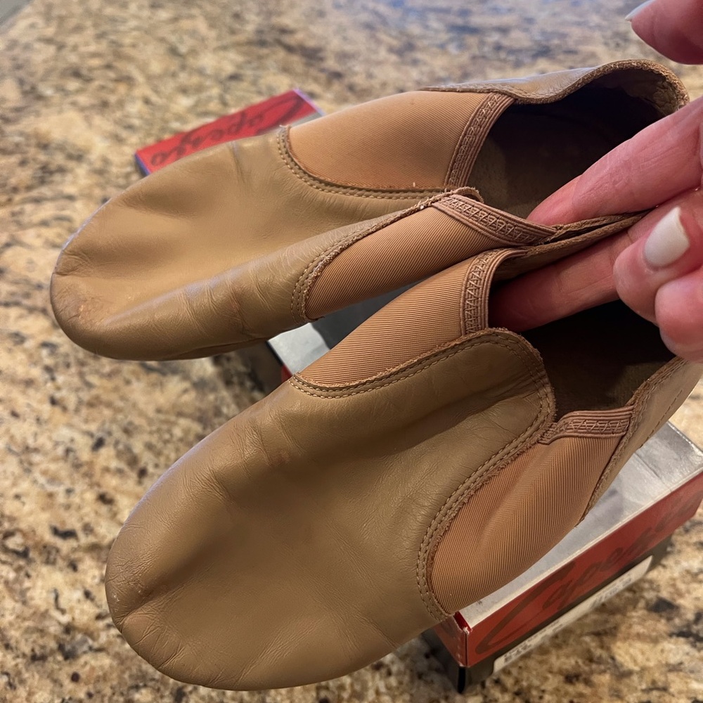 Capezio Tan Jazz Shoes